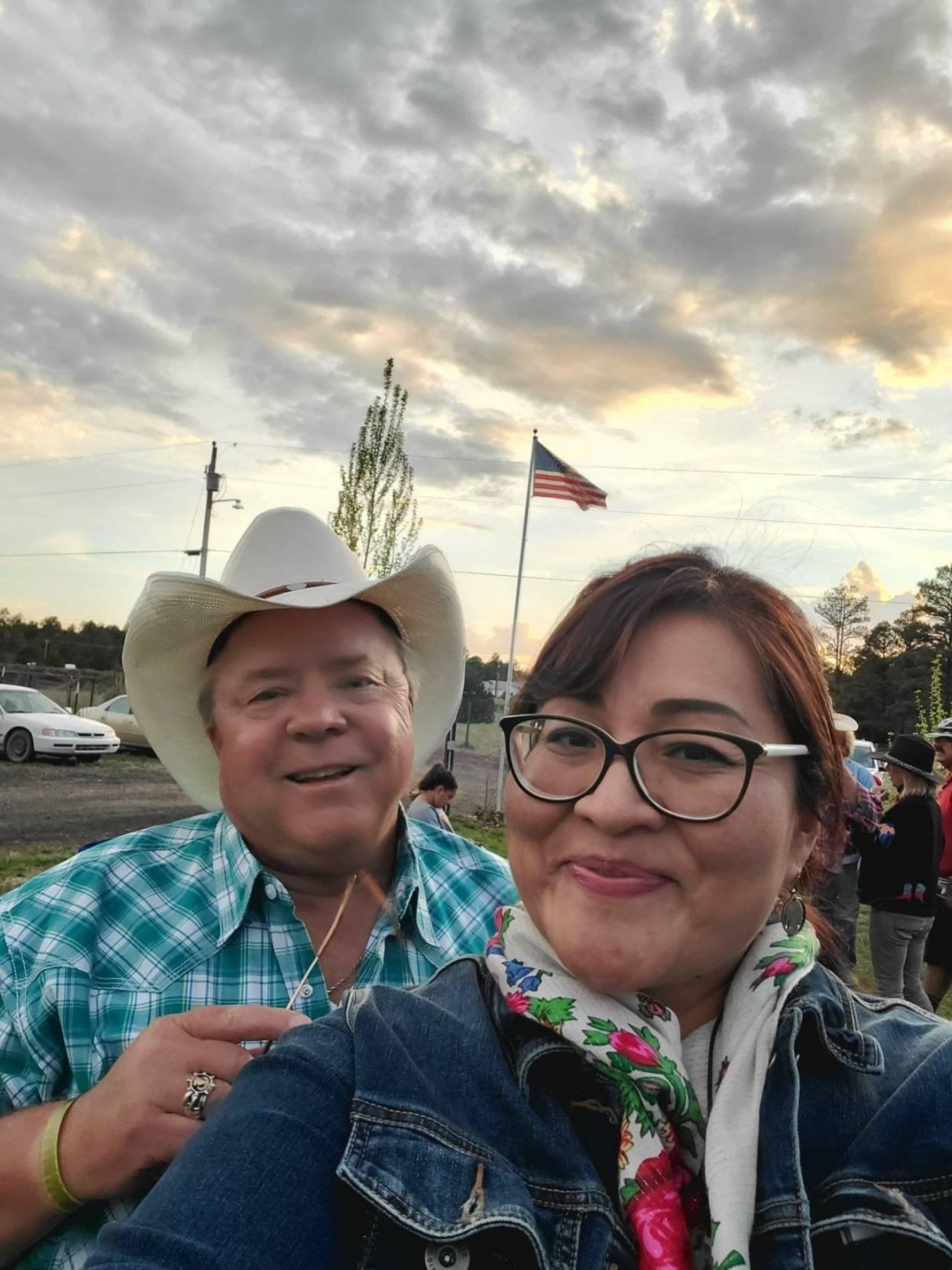 Dave Peelman and Karen Bedonie